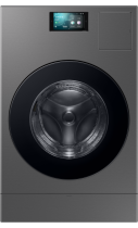 Samsung Bespoke AI All-in-One WD18DB8995BZT1 18/11kg Heat Pump Washer Dryer – Dark Steel Gray 18 kg (front Gray)