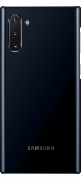 Galaxy Note10 LED Cover black (back black)