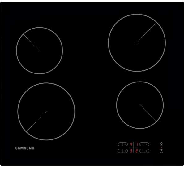 C61R2AEE Electric Ceramic Hob with 4 burners (Front)