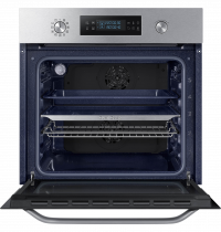 Electric Oven with Dual Cook, 66L (front-open silver)
