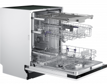 Series 6 Built in Full Size Dishwasher, 14 Place Settings White 14 Place Setting (l-perspective-open white)