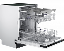 Series 6 Built in Full Size Dishwasher, 14 Place Settings White 14 Place Setting (l-perspective-open white)