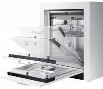 Series 6 Built in Full Size Dishwasher, 14 Place Settings White 14 Place Setting (silding-hinge2 white)