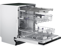 Series 6 DW60M6070IB/EU Built in Full Size Dishwasher, 14 Place Settings White 14 Place Setting (l-perspective-open white)