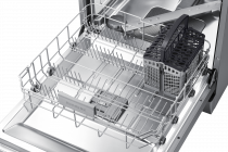 Series 7 Freestanding Full Size Dishwasher, 13 Place Settings 13 Place Setting (bottom-rack-detail silver)
