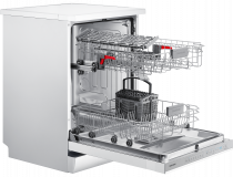 2020 Series 7 Freestanding Full Size Dishwasher, 13 Place Settings White 13 Place Setting (side-perspective2 white)
