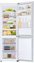 RB7300T 4 Series Frost Free Classic Fridge Freezer with All Around Cooling White 340 L (front-open-with-food White)
