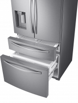 AW4 French Door Fridge Freezer with CoolSelect+ 510 L Silver (easy-open-handle silver)