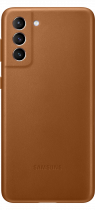 Galaxy S21+ 5G Leather Cover Brown (front Brown)