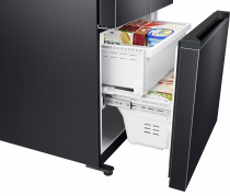 RF5000 Slim French Door Fridge Freezer with TwinCooling Plus Black 496 L (detail-freezer-box-food3 Black)