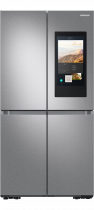 RF9000 Family Hub French Style Fridge Freezer with Beverage Centre™ Silver 637 (front-on Silver)