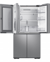 RF9000 Family Hub French Style Fridge Freezer with Beverage Centre™ Silver 637 (front-open-without-food1 Silver)