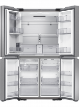 RF9000 Family Hub French Style Fridge Freezer with Beverage Centre™ Silver 637 (front-open-without-food2 Silver)