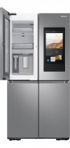 RF9000 Family Hub French Style Fridge Freezer with Beverage Centre™ Silver 637 (front-open-without-food3 Silver)