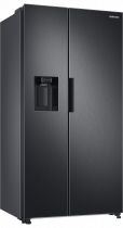 RS8000 7 Series American Style Fridge Freezer with SpaceMax™ Technology Black 609 L (l-perspective Black)
