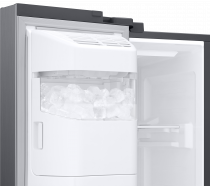 RS8000 7 Series American Style Fridge Freezer with SpaceMax™ Technology Silver 609 L (detail-indoor-ice-maker Silver)