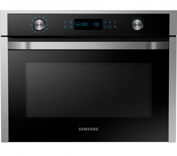 NQ50J5530BS Chef Collection Compact Oven, 50L with Steam-cleaning Black (Front Black)