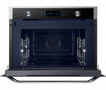 NQ50J5530BS Chef Collection Compact Oven, 50L with Steam-cleaning Black (Front Without Tray Black)