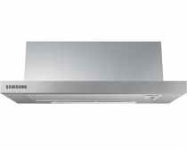 Wall Mount Telescopic Cooker Hood, 60cm Silver 60 cm (front silver)