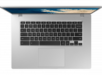 Chromebook 4+, 15", Platinum Titan, 64GB 64 GB Grey (top-open Silver Titanum)