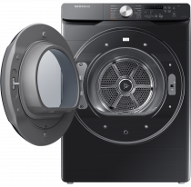 Samsung Hybrid Heat Pump Tumble Dryer, 16kg Black 16 kg (front-open Black)