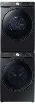Samsung Hybrid Heat Pump Tumble Dryer, 16kg Black 16 kg (front-on-set Black)
