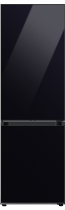 Bespoke 1.85m Fridge Freezer (Glass) Clean Black 344L (front Black)