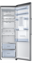 Tall Fridge with All Around Cooling and Non Plumbed Water Dispenser Silver 375 L (front-door-open silver)