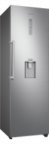 Tall Fridge with All Around Cooling and Non Plumbed Water Dispenser Silver 375 L (l-perspective silver)
