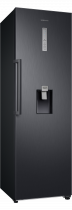 Tall Fridge with All Around Cooling and Non Plumbed Water Dispenser 375 L Black (l-perspective black)