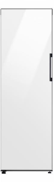 Bespoke Tall 1 Door Freezer 1.85m (Glass) Clean White 323L (front White)