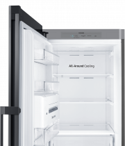 Bespoke Tall 1 Door Freezer 1.85m (Glass) Clean White 323L (detail4 White)