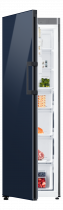 Bespoke Tall 1 Door Freezer 1.85m (Glass) 323L Glam Navy (front-open-with-food3 Navy)