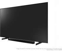 HW-A550 2.1ch Samsung Virtual DTS:X A-Series Soundbar (2021) Black (with-tv-r-perspective Black)