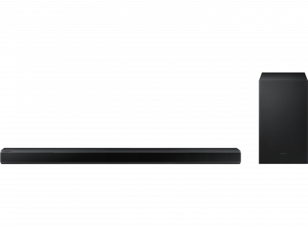 HW-Q700A 3.1.2ch Samsung Q-Symphony Cinematic Dolby Atmos Q-Series Soundbar (2021) Black (front Black)