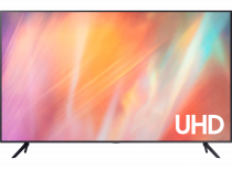 55” AU7100 UHD 4K HDR Smart TV (2021) 55 (front Gray)