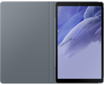 Galaxy Tab A7 Lite Book Cover Dark Grey (front-open Gray)