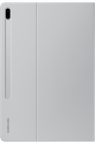 Galaxy Tab S7 FE Book Cover Dark Grey (back Light Gray)