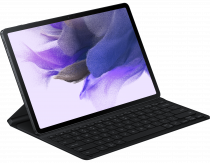 Galaxy Tab S7+ | S7 FE (12.4 in) Book Cover Keyboard Slim Black (standing1 Black)