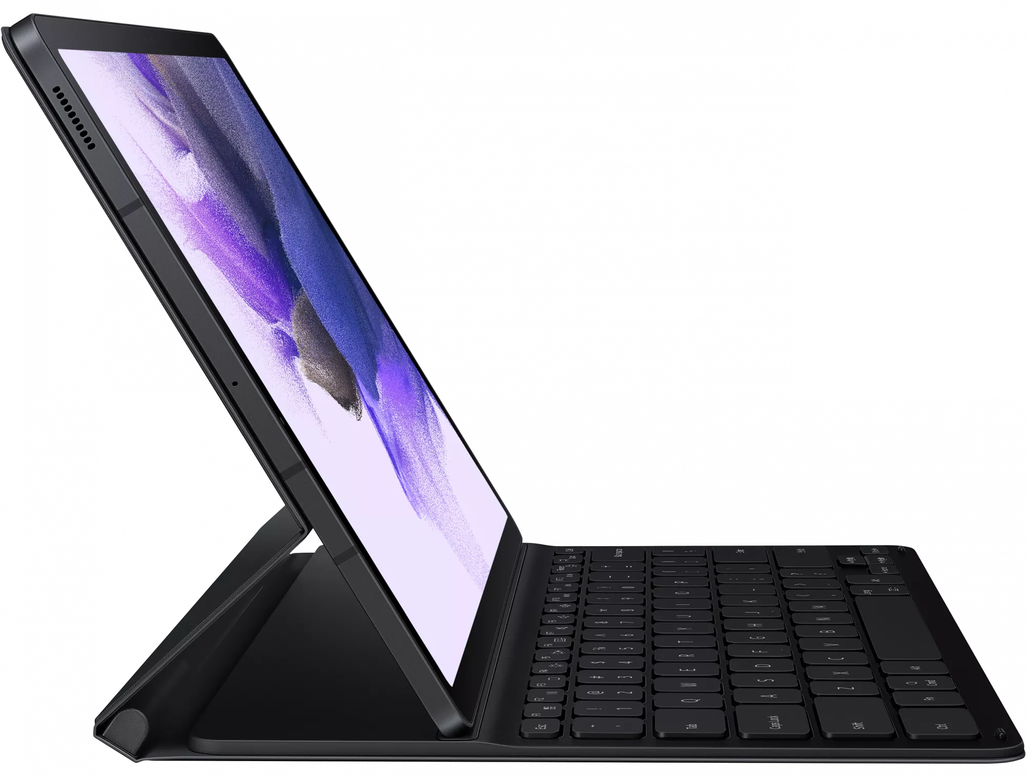 S7 FE Book Cover Keyboard Slim per Samsung Galaxy Tab S7+ Black