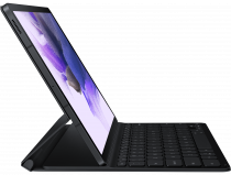 Galaxy Tab S7+ | S7 FE (12.4 in) Book Cover Keyboard Slim Black (standing3 Black)