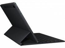 Galaxy Tab S7+ | S7 FE (12.4 in) Book Cover Keyboard Slim Black (standing4 Black)