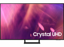 55″ AU9070 Crystal UHD 4K Smart TV (2021) 55 (front Black)