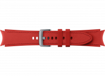 Galaxy Watch4/Watch4 Classic Hybrid Leather Strap (S/M) Red (front3 Red)