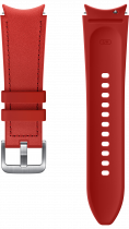 Galaxy Watch4/Watch4 Classic Hybrid Leather Strap (S/M) Red (back Red)