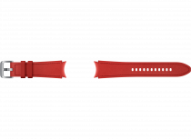 Galaxy Watch4/Watch4 Classic Hybrid Leather Strap (M/L) Red (front2 Red)