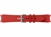 Galaxy Watch4/Watch4 Classic Hybrid Leather Strap (M/L) Red (front3 Red)