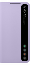 Galaxy S21 FE Smart Clear View Cover Lavender (front Lavender)