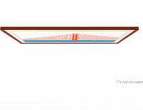 55" Bevelled Terraccotta Customisable Bezel for The Frame TV (2021) Terracotta 55 (dynamic1 Red)