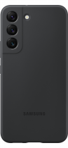 Galaxy S22 Silicone Cover Black (front Black)
